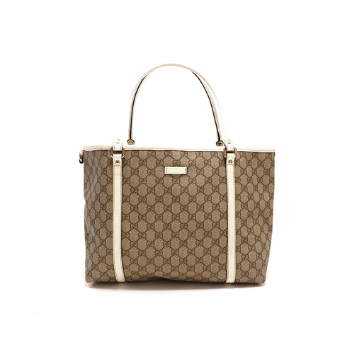 グッチ GUCCI GGスプリーム ショルダー トートバッグ ベージュ P15060