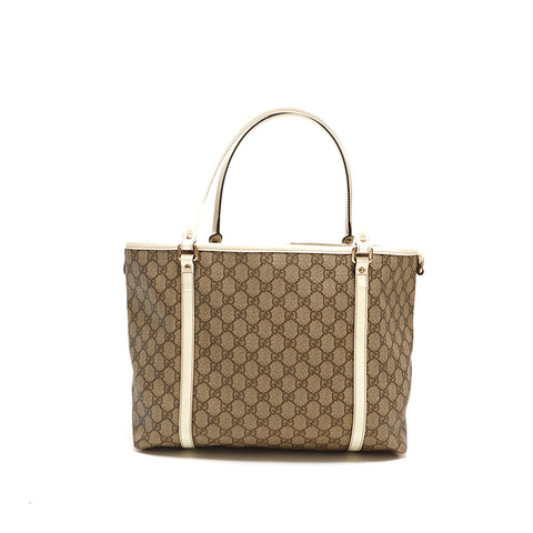 グッチ GUCCI GGスプリーム ショルダー トートバッグ ベージュ P15060