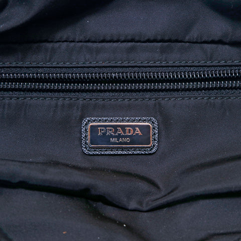 プラダ PRADA テスート クラッチ セカンドバッグ ナイロン ブラック P15081
