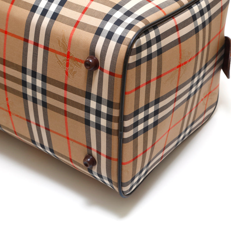 Burberrys バーバリー ノバチェック ボストン ラージ ヴィンテージ バーバリー BURBERRY ノバチェック ボストンバッグ キャンバス