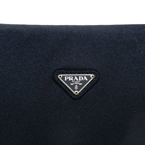 プラダ PRADA キャンバス ショルダーバッグ ブラック P15095