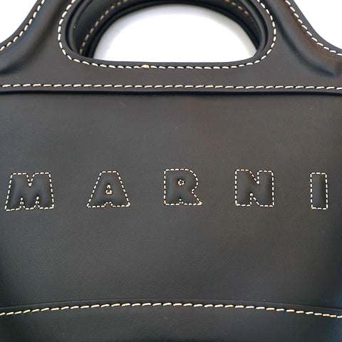 MARNI マルニ ロゴ ショルダーバッグ レザー ブラック P15099 – NUIR