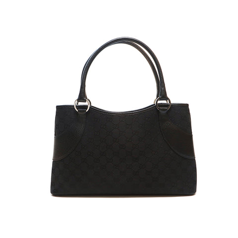 グッチ GUCCI GGキャンバス ハンドバッグ ブラック P15130