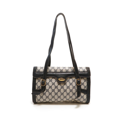 グッチ GUCCI GGスプリーム  ショルダーバッグ ネイビー P15149