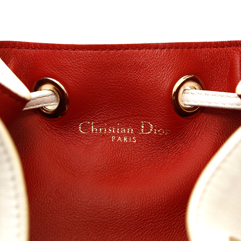 クリスチャンディオール Christian Dior 巾着 レザー チェーン クリスチャンディオール Christian Dior 巾着 レザー チェーン