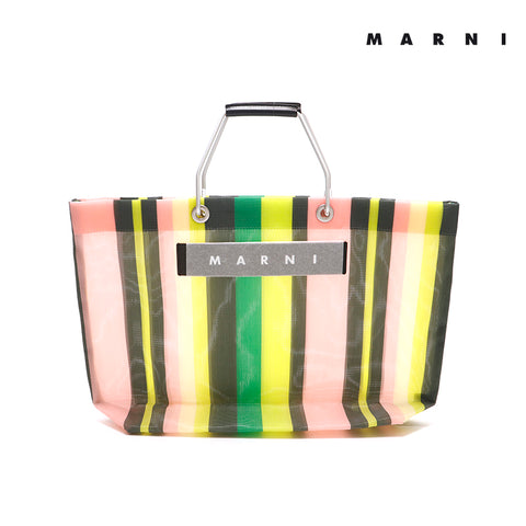 マルニ Marni ナイロン トート ハンドバッグ マルチカラー P15154