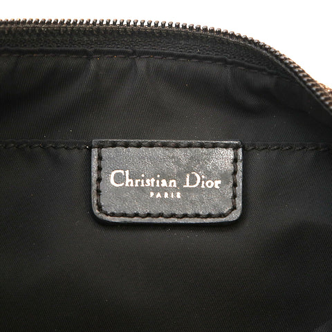 クリスチャンディオール Christian Dior トロッター ハンドバッグ ブラック P15156