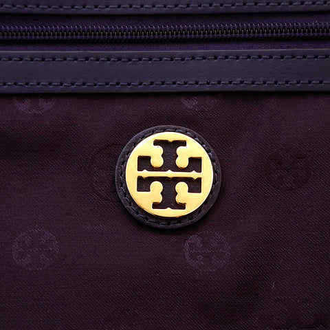 トリーバーチ Toryburch ナイロン トート ハンドバッグ パープル P15157