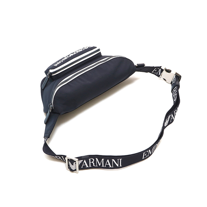 アルマーニ emporio-armani ナイロン ボディバッグ ネイビー P15159