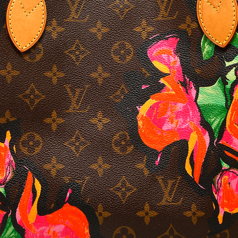 ルイ・ヴィトン LOUIS VUITTON モノグラム ローズ ネヴァーフルMM トートバッグ ブラウン WS3706