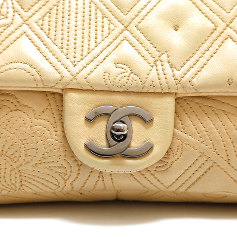 シャネル CHANEL ターンロック チェーン ショルダーバッグ ベージュ P15194