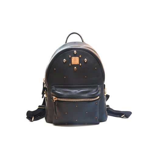 MCM MCM Studded Backpack Backpack/Daypack Black P15210 – NUIR VINTAGE
