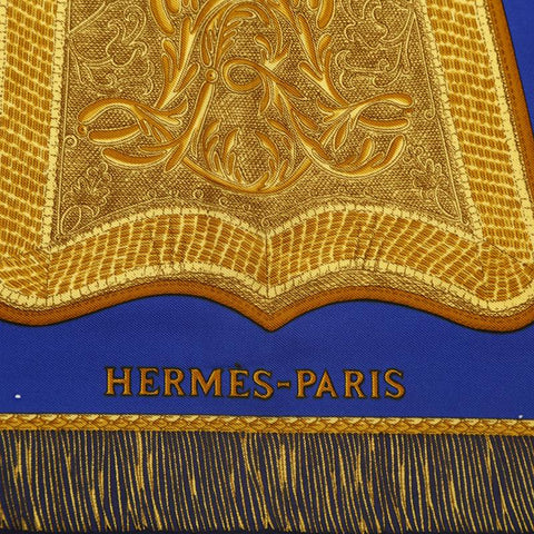 エルメス HERMES スカーフ ブルー P15222 – NUIR VINTAGE