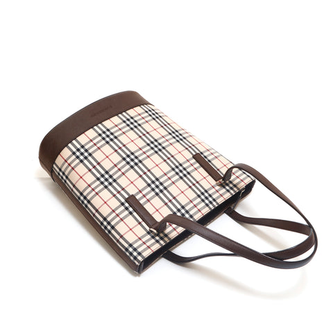 バーバリー BURBERRY ノバチェック ショルダー トートバッグ ベージュ P15232