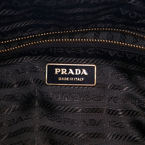 プラダ PRADA 三角ロゴ ナイロン トートバッグ グレー P15270