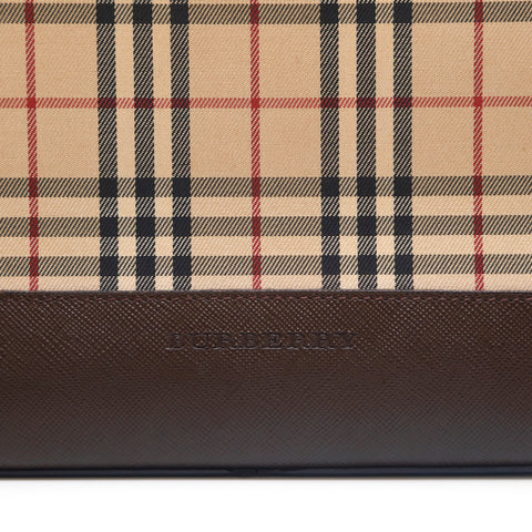 バーバリー BURBERRY チェック ワン ショルダーバッグ ブラウン P15291