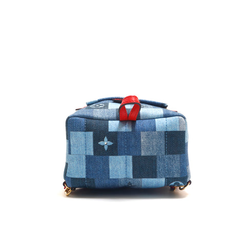 louis vuitton backpack blue and red LOUIS VUITTON Monogram Palm Spring Mini Backpack Backpack/Daypack M450 – NUIR VINTAGE
