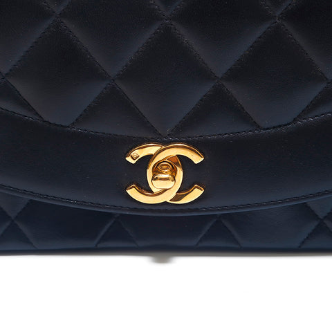 シャネル CHANEL ダイアナフラップ チェーン ショルダーバッグ ブラック P15331