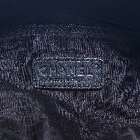 シャネル CHANEL チョコバー ミニボストン ハンドバッグ ブラック P15347