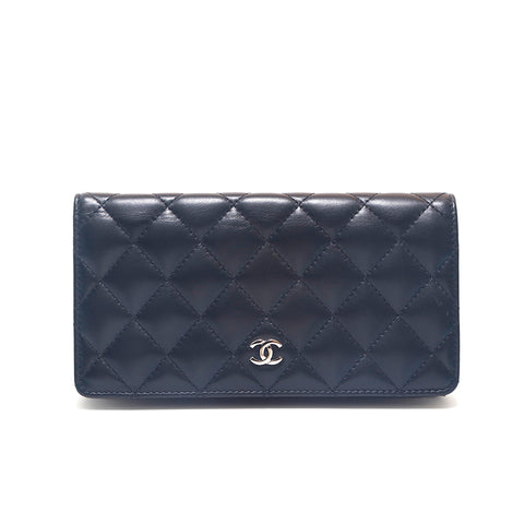 シャネル CHANEL マトラッセ ココマーク 長財布 ブラック P15376