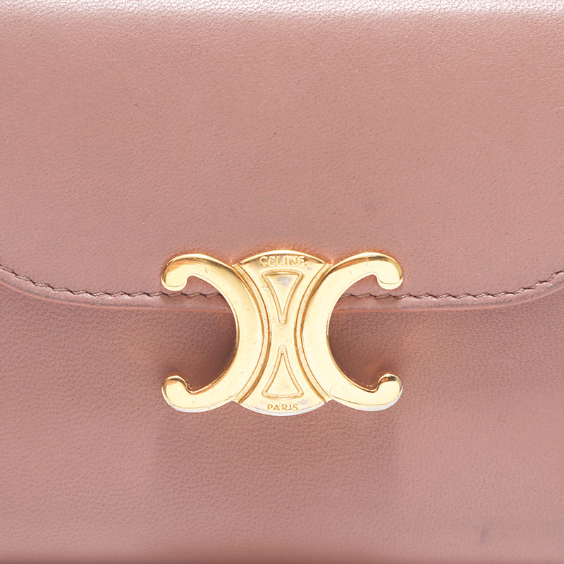 セリーヌ CELINE トリオンフ 折り財布 ピンク P15378 – NUIR VINTAGE セリーヌ CELINE トリオンフ 折り財布 ピンク P15378 – NUIR VINTAGE