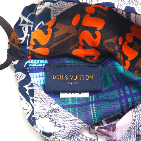 ルイ・ヴィトン LOUIS VUITTON マスク バンダナセット スカーフ マルチカラー P15425