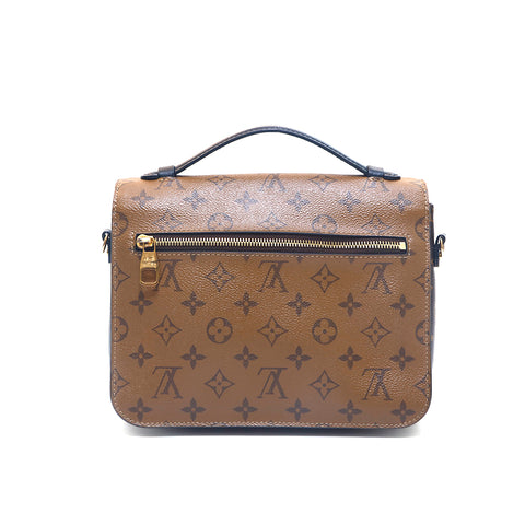 ルイ・ヴィトン LOUIS VUITTON リバース ポシェット メティスMM ショルダーバッグ ブラウン P15452