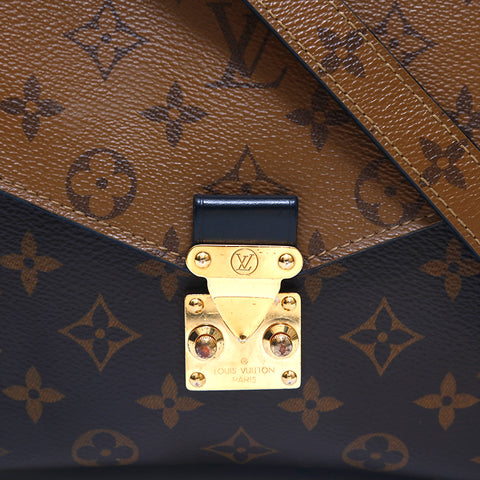 ルイ・ヴィトン LOUIS VUITTON リバース ポシェット メティスMM ショルダーバッグ ブラウン P15452