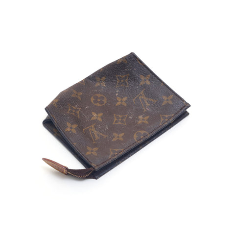 ルイ・ヴィトン LOUIS VUITTON ポッシュ モノグラム ポーチ ブラウン P15478