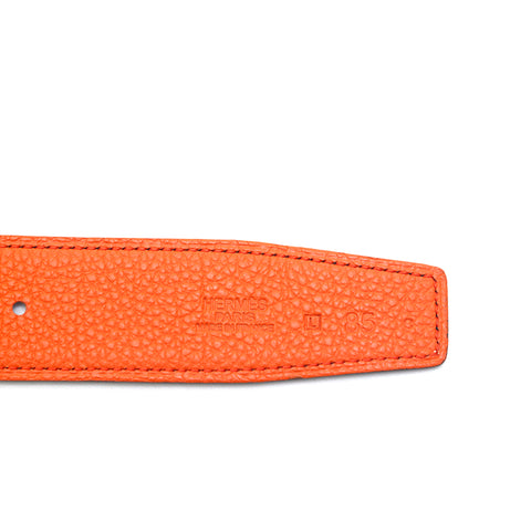 Ceinture Hermes Evelyn □ l Gravure orange P15480