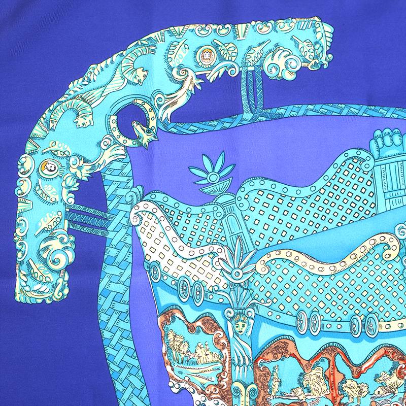 エルメス HERMES カレ90 スカーフ ブルー P15484 – NUIR VINTAGE