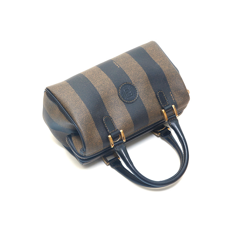 フェンディ FENDI ペカン ハンド ボストンバッグ ブラウンx