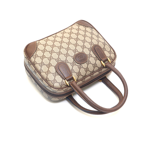 グッチ GUCCI GGキャンバス ハンドバッグ ブラウン P15526