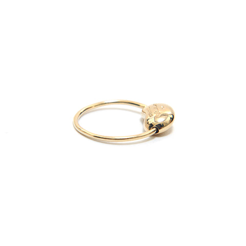 ティファニー TIFFANY&Co. エルサ・ペレッティ ビーンリング 750 3.68g 8号 48サイズ リング・指輪 ゴールド P15559