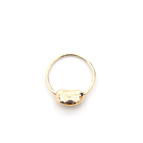 ティファニー TIFFANY&Co. エルサ・ペレッティ ビーンリング 750 3.68g 8号 48サイズ リング・指輪 ゴールド P15559