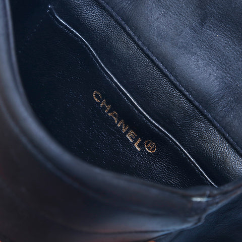 シャネル CHANEL ココマーク フラップ チェーン ショルダーバッグ ブラック P15588