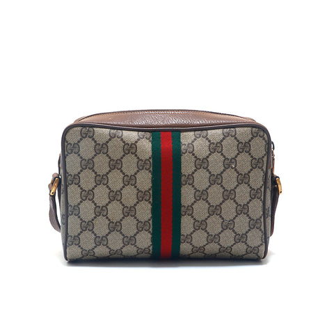 Gucci GG Plus Sherry Line -Umhängetasche Brown P15609