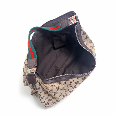 グッチ GUCCI シェリーライン GG ワン ショルダーバッグ ブラウン P15653