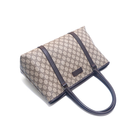 グッチ GUCCI GGスプリーム ショルダー トートバッグ ブラウン P15664