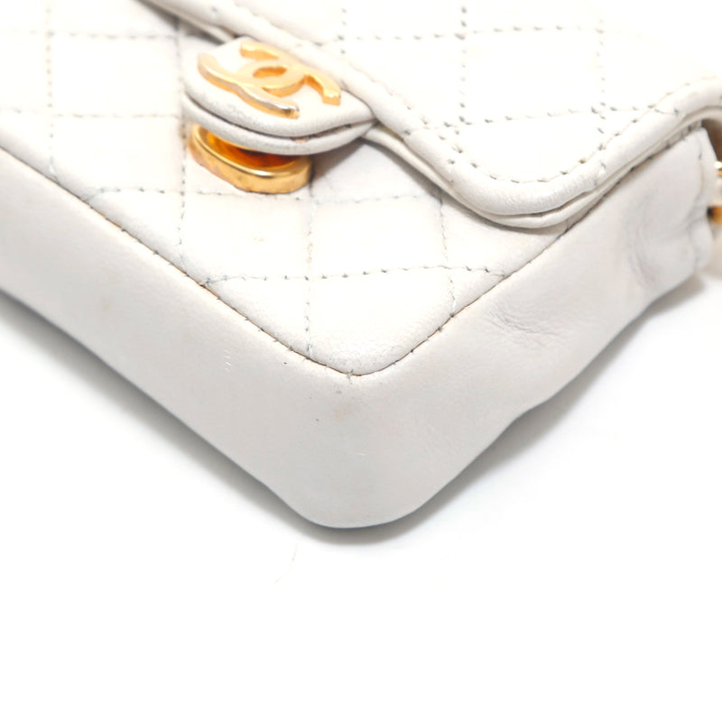 シャネル CHANEL ミニミニマトラッセ チェーン ポーチ ショルダー