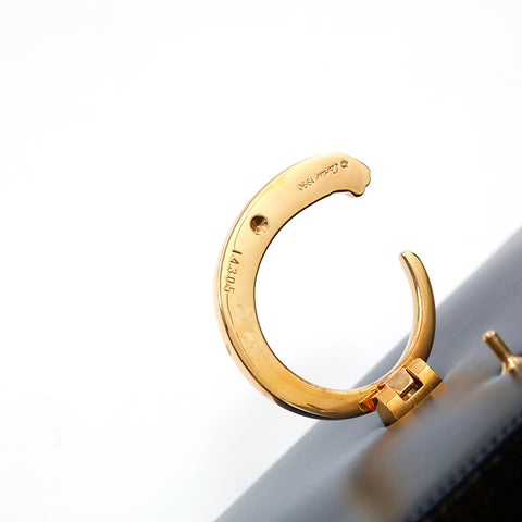 カルティエ CARTIER パンテール ボックスカーフ ハンドバッグ ブラック P15760