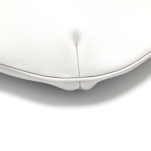 Gucci Logo en cuir fourre-tout Sac à bandoulière blanc P15768