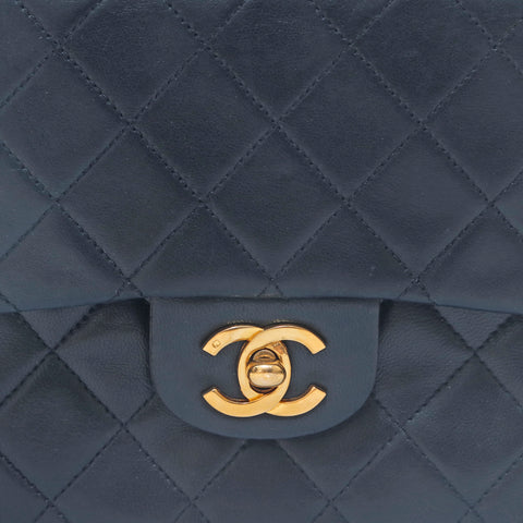 シャネル CHANEL マトラッセ ダブルフラップ チェーン ショルダーバッグ ブラック P15773