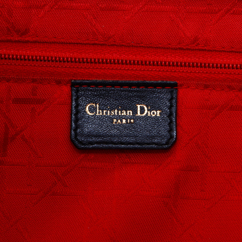 クリスチャンディオール Christian Dior レディディオール カナージュ ハンドバッグ ブラック P15779