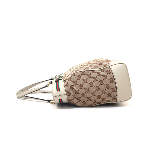 グッチ GUCCI GGキャンバス トート ハンドバッグ ブラウン P15797