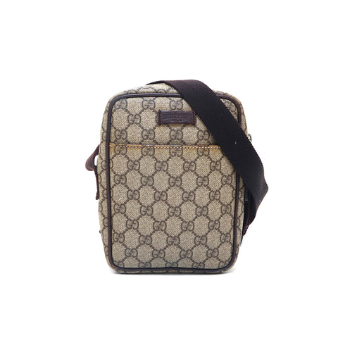 グッチ GUCCI GGスプリーム ショルダーバッグ ブラウン P15799