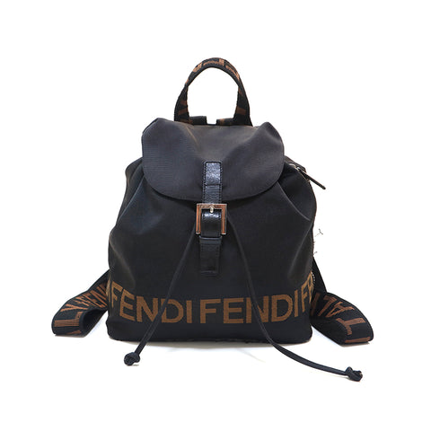 フェンディ FENDI ナイロン バックパック リュック・デイパック ブラック P15884