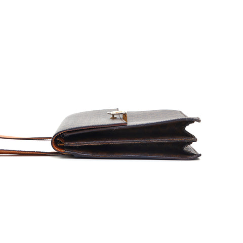 CELINE Macadam Shoulder Bag Brown P15934