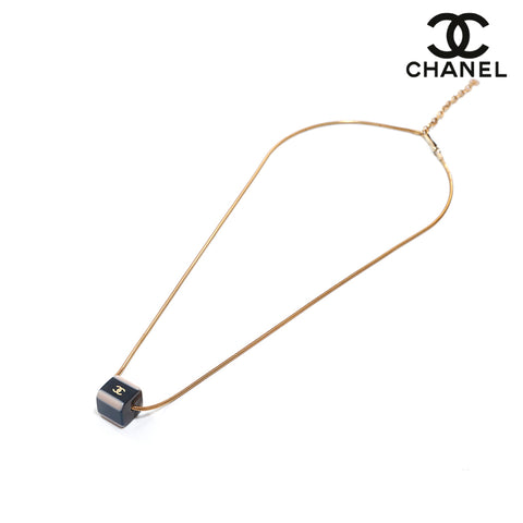 シャネル CHANEL ココマーク スクエア ネックレス ゴールド P15966