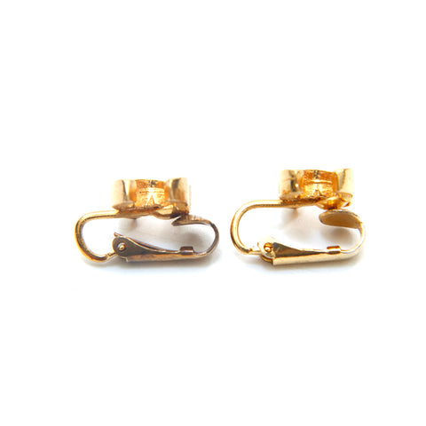 Chanel Coco Mark Earrings Gold P15969